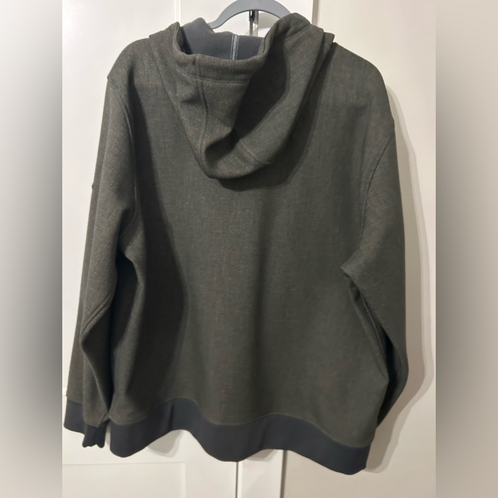 The North Face Men's Dark Green Zip-Up Light Jacket - Picture 4 of 6